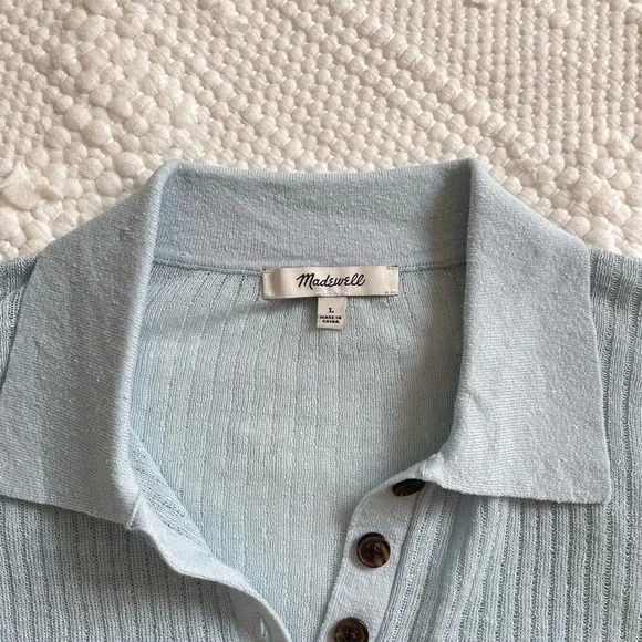 Madewell Light Blue Button Down Shirt - Picture 2 of 3